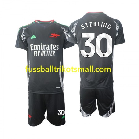Fußballtrikots Arsenal Sterling 30 Kinder 2024-2025 Kurzarm Auswärts-trikot kaufen